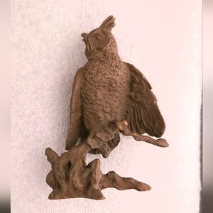 AVON American Wildlife Bronze Collection The Great Horned Owl Figurine